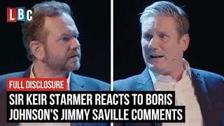 Sir Keir Starmer reacts to Boris Johnsons Jimmy Saville comments  James OBrien [upl. by Vikki751]