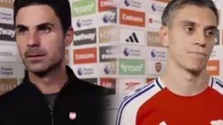 Mikel Arteta amp Trossad Post Match interview  Arsenal 42 Leicester City [upl. by Ainat480]