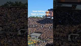 Iowa Football taking the field 9724 iowafootball [upl. by Ailemor]