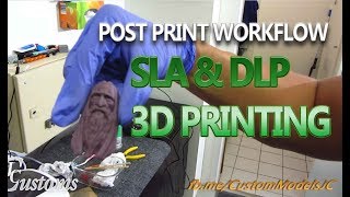 How to Clean your Resin 3D Prints post print [upl. by Asilem]