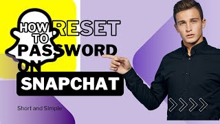 How to Reset Password on Snapchat 2024 Short and Simple [upl. by Llewop]