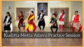 Kuditta Metta Adavu Practice Session with Taalam  YuktaDave  Learn Bharatnatyam Online dance [upl. by Norling]