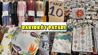 BAKIRKÖY PAZARI❗️NE ALIRSAN 10 TL❗️ BURDAN DAHA UCUZU YOK ❗️❗️ŞOK OLACAKSINIZ ÇEYİZ ALIŞVERİŞİ [upl. by Abshier247]