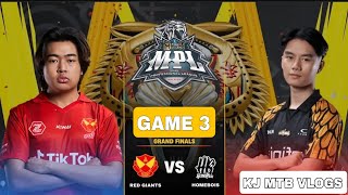 SRG vs HOMEBOIS GAME 3 MPL MALAYSIA SEASON 13  GRAND FINALS [upl. by Lianna]