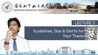 Lecture 5 Guidelines Dos amp Donts for Your Thesis [upl. by Oibaf460]