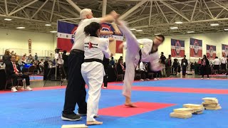 Emre’s Gold medal Board Breaking performance at the USA Taekwondo Nationals [upl. by Studley897]