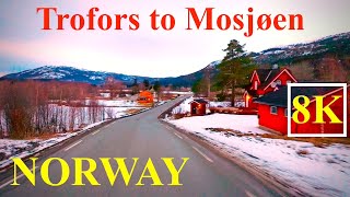 Scenic Journey from Trofors to Mosjøen Norway – Breathtaking Views Along the Way [upl. by Napier]