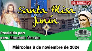 MISA HOY miercoles 6 de noviembre Santuario Nuestra Señora Del Rosario de Junín [upl. by Yssirk]