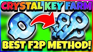 🔑 F2P CRYSTAL KEY FARMING METHODS 💎 HOW TO FARM TOP HALF CRYSTAL KEYS ✨ PET SIMULATOR 99 ROBLOX [upl. by Melva]