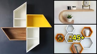 45 Wall Shelves Decorating Ideas  Shelf Decorating Ideas for Bedroom and Living Room [upl. by Halik]