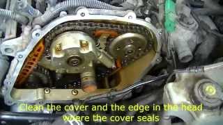 VW 25 L engine removing timing cover [upl. by Rodrick]