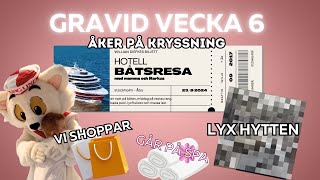 GRAVID VECKA 6 VLOGG Kryssning [upl. by Seldon701]