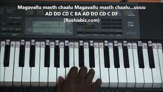 Vachinde mella mellaga vachinde  Piano Tutorials  Fidaa Movie  DOWNLOAD NOTES FROM DESCRIPTION [upl. by Cox]