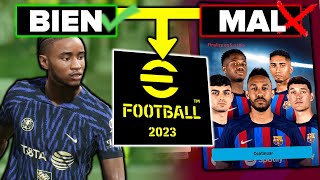 PROS Y CONTRAS eFootball 2023 👍🏻👎🏻 Nueva JUGABILIDAD [upl. by Inhoj293]