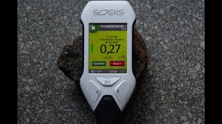 ekotester Soeks Ecovisor F4 ecological control device  test of dosimeter function  test dozymetru [upl. by Gehman]