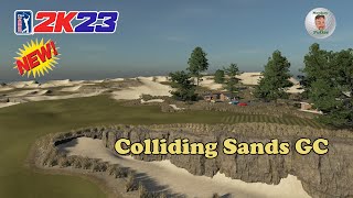 PGA Tour 2K23  Colliding Sands GC  Course Review amp Playthrough [upl. by Eachelle743]