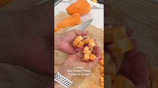 How to make best roasted sweet potatoes red garnet variety Easy amp healthy Sweet Savory Spicy [upl. by Benita976]