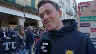 Mads Pedersen  Interview before MilanoSanremo 2024 [upl. by Diane-Marie]