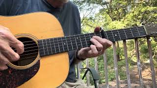 John Barleycorn Must Dieintro cover riff guitar guitarcover backporch acousticguitar [upl. by Haugen]