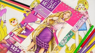 Modas al estilo Rapunzel  Diseño vestidos inspirados en princesas de Disney en español [upl. by Kenison781]