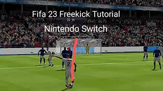 Fifa 23 Freekick Tutorial Nintendo Switch Trivela Knuckleball Power Freekick Curved [upl. by Nivac189]