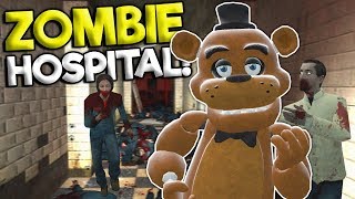 ZOMBIE APOCALYPSE SURVIVAL AT A HOSPITAL  Garrys Mod Roleplay Gameplay  Gmod FNAF Survival [upl. by Danziger888]