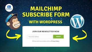 MailChimp newsletter tutorial  Mailchimp subscribe form WordPress  Wp Hridoy [upl. by Ivad]