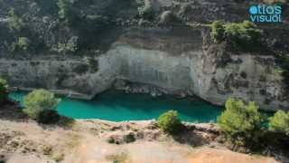 Isthmus of Corinthos Greece Peloponnese  AtlasVisual [upl. by Nenad49]