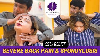 How is Severe back pain amp spondylosis treated Live video  Dr Ravi Shinde  livevideo [upl. by Nivets]