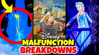 Top 10 Disney Fails Ride Breakdowns amp Malfunctions Pt 6 Walt Disney World amp Disneyland [upl. by Strong]