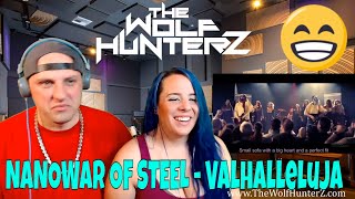 NANOWAR OF STEEL  Valhalleluja ft Angus McFife from Gloryhammer  THE WOLF HUNTERZ Reactions [upl. by Kimura]