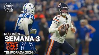 Chicago Bears vs Indianapolis Colts  Semana 3  NFL 2024  Highlights Resumen en español [upl. by Ives]