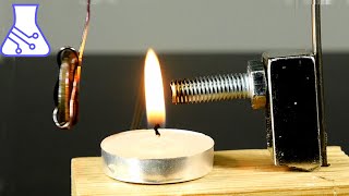 Péndulo de Curie Experimento de Magnetismo y Calor 🕯️ [upl. by Shaddock]