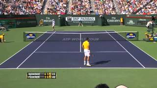 2011Indian Wells Federer serve backavi [upl. by Eliseo769]