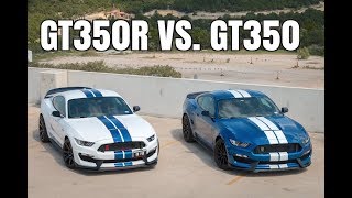 Shelby GT350R vs GT350  What Are The Differences [upl. by Analihp]