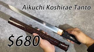 680 Aikuchi Koshirae Tanto [upl. by Entirb]