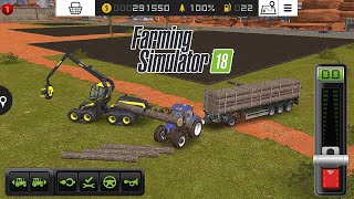 TREE LOADING amp SILL IN Fs18 Gameplay pc 12  Timelapse [upl. by Punak]