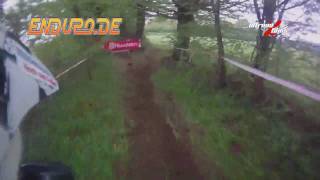 Helmcamvideo EnduroEM Boussac 2010 Crossprüfung [upl. by Yellek]