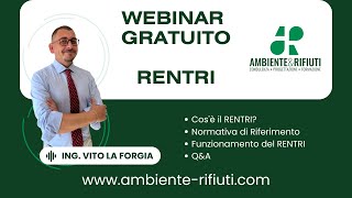 Webinar RENTRI  23072024 [upl. by Rocca]