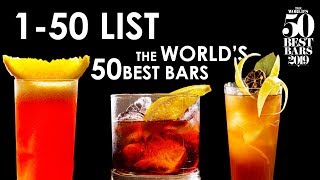 The Worlds 50 Best Bars 2019  List in Pictures [upl. by Eada142]