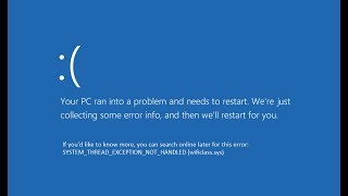 FIXSystem Threads Exception Not Handled BSOD Error In Windows 810 [upl. by Refinnaej429]