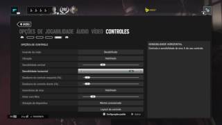 MINHA CONFIGURAÇÃO DE SENSIBILIDADE Rainbow Six Siege PS4 [upl. by Nert]