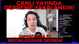 JAPONYADA CANLI YAYINDA DEPREME YAKALANDIK 73 BÜYÜKLÜĞÜNDE DEPREM [upl. by Lebbie17]