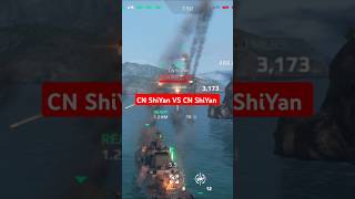 CN ShiYan VS CN ShiYan  Modern warships Shorts [upl. by Aleunam]