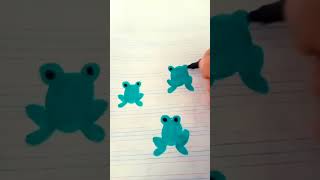 How to draw Life cycle of Frog Diagram drawing  step by step science poster tutorial  easy art [upl. by Ettellocin]