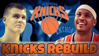 NBA 2K17 New York Knicks Rebuild Releasing Carmelo Anthony [upl. by Varick]