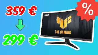 ASUS TUF Gaming VG34VQ3B Gaming Monitor unter 300 Euro [upl. by Iadrahs252]