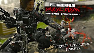 “Dixon’s Retribution” Finishing Move Showcase  Daryl Dixon Operator Bundle  TWD x COD MW3 Season 6 [upl. by Narba902]