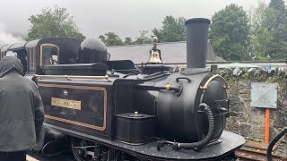 Blaenau Ffestiniog to Porthmadog on a steam train [upl. by Iinden]