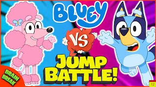 Bluey Jump Battles amp Freeze Dance  Just Dance Brain Breaks  Danny Go Noodle  Bluey Fun [upl. by Olimreh720]